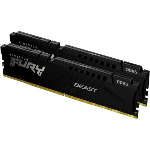 Kingston Memória Desktop - 32GB Kit DDR5 FURY Beast (2x16GB, 6000MHz, CL30)