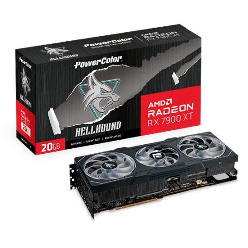 PowerColor AMD RX 7900 XT Hellhound 20GB GDDR6 - RX7900XT 20G-L/OC