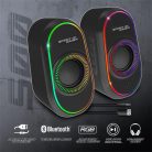 Spirit of Gamer Hangszóró 2.0 - Fanatic 500 (PC/Mac, Bluetooth/3,5mm Jack, fekete)