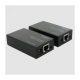 APPROX HDMI extender - RJ45 Cat 5e/6, 1080p/60Hz, HDMI1.4, Fekete