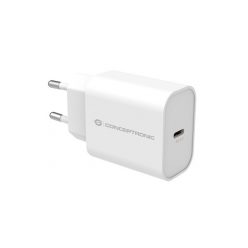   Conceptronic telefon töltő adapter - ALTHEA10W (USB-C, 25W, fehér)