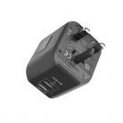 S-Link Adapter - SL-WL024 (Univerzális utazó adapter, Travel EU, UK, USA/AUS, 2xUSB-A, 2.4A)