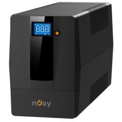   NJOY Szünetmentes  800VA - Horus Plus 800 (2 Schuko, line-interaktív, RJ11 védelem, USB, szoftver, LCD kijelző, fekete)