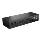 NJOY Szünetmentes 800VA - Theron 800 (8 Schuko, Off-line (VFD), USB menedzsment, 2U rack)