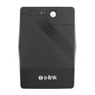 S-Link szünetmentes 1000VA - MIGHT U100 (1000VA, 12V7Ah*2, 600W, Line-Interactive, 4 schuko)