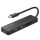 Promate USB Hub - LINKHUB C (USB-C 5in1 HUB, 1x4K HDMI, 2xUSB 3.0, SD,mSD, fekete)