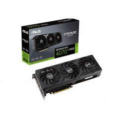   Asus Videokártya - nVidia PRIME-RTX4070TIS-O16G (16384MB, GDDR6X, 2655/21000 Mhz, 256bit, 1xHDMI, 3xDP)