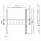 SBOX PLB-2544F-2 32"-70" fix fali konzol