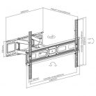 SBOX PLB-3646-2 37"-80" fali konzol