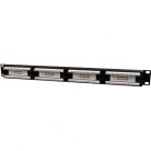 Gembird 24 portos Cat.5e 1U 19" RJ45 Patch Panel