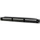 Gembird 24 portos Cat.5E 1U 19" RJ45 Patch Panel