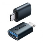 Baseus Ingenuity Series Mini OTG Adaptor USB Type-C to USB Type-A 3.1 átalakító, kék