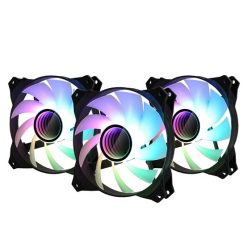   Zalman  ZM-IF120 - Milky White Addressable RGB fan - 3 pack+ RGB controller