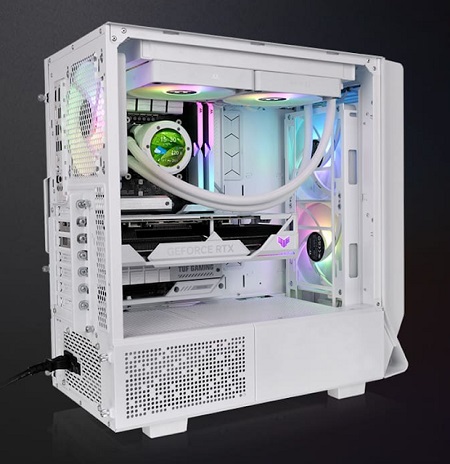 Thermaltake Ceres 350 MX rejtett csatlakozós alaplap támogatással